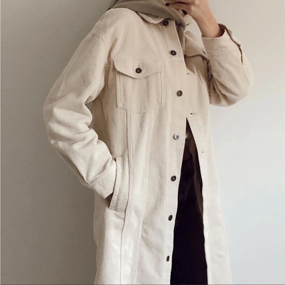 NWT Bloggers Favorite ZARA Corduroy Overshirt - Picture 4 of 16